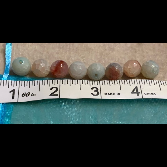Lot of Amazonite Faceted Beads & Other Stones - Picture 5 of 10